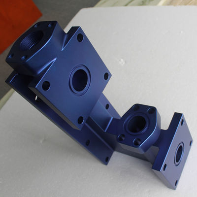 การพ่นทรายอโนไดซ์ชิ้นส่วนต้นแบบอลูมิเนียม CNC ความแม่นยำสูง 0.01 มม. ความอดทน
