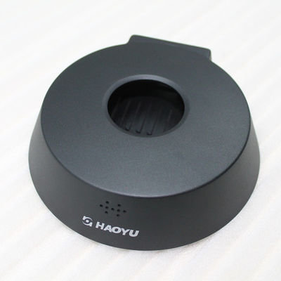 CNC Machining ABS ชิ้นส่วนต้นแบบอย่างรวดเร็วพร้อมสกรีนโลโก้ผ้าไหมสีดำ