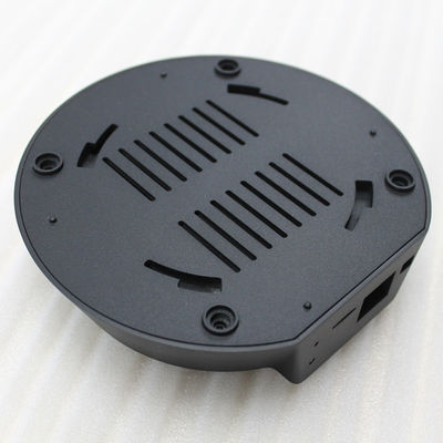 CNC Machining ABS ชิ้นส่วนต้นแบบอย่างรวดเร็วพร้อมสกรีนโลโก้ผ้าไหมสีดำ